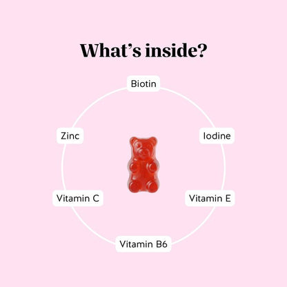 GOATED Co. – Hair Vitamin Biotin Gummies