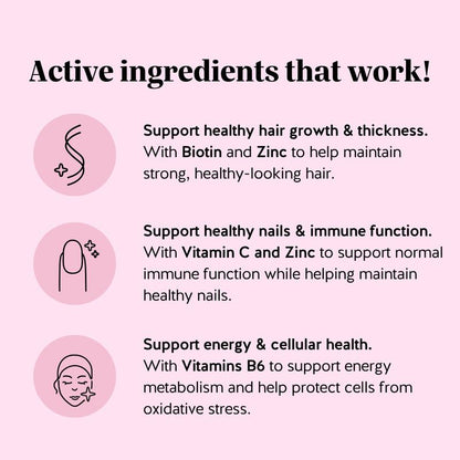 GOATED Co. – Hair Vitamin Biotin Gummies