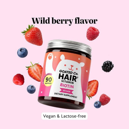 GOATED Co. – Hair Vitamin Biotin Gummies